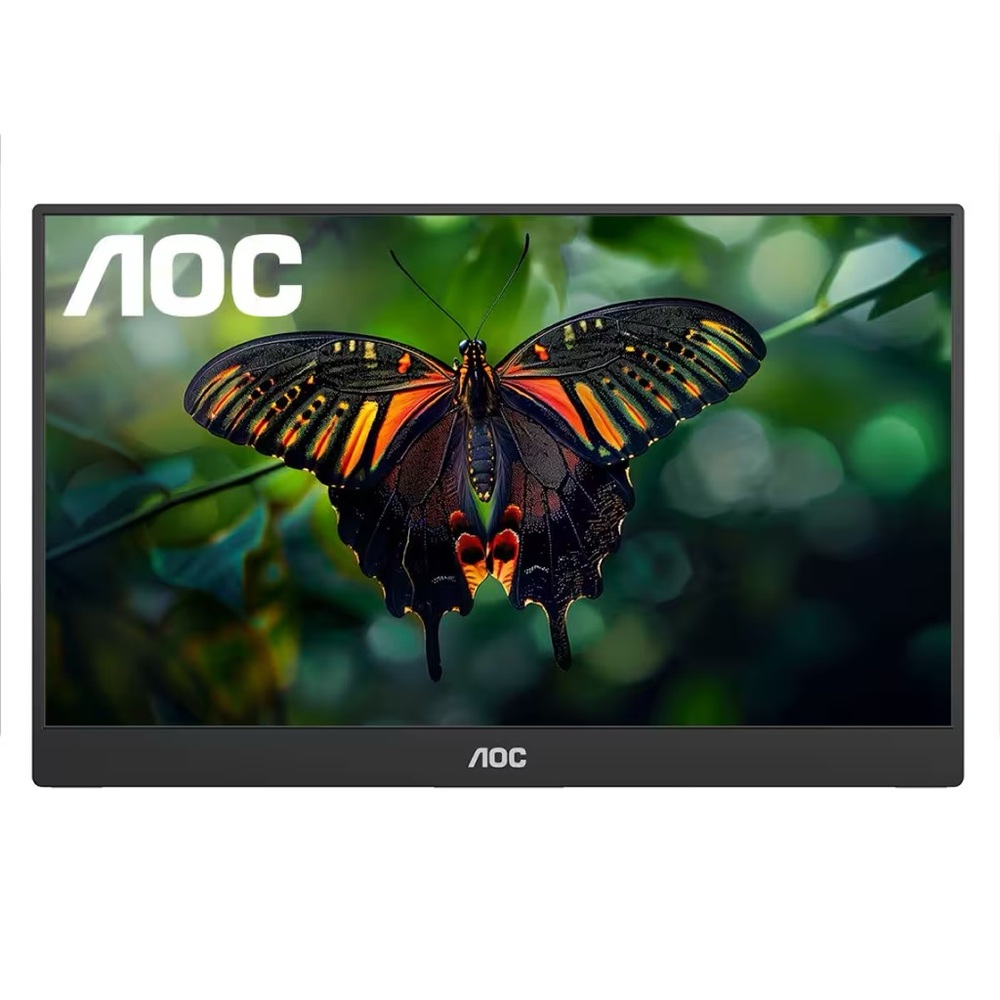 Black Portable Monitor with sleek design and vibrant display